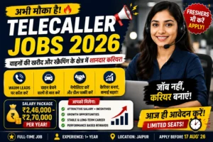 Associate Telecaller Job in Jaipur
