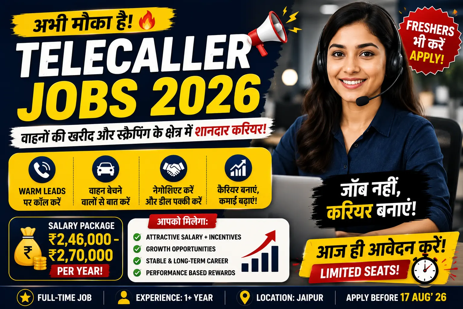 Associate Telecaller Job in Jaipur