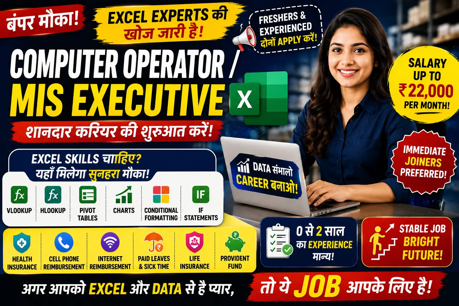 Computer Operator Job in Jaipur