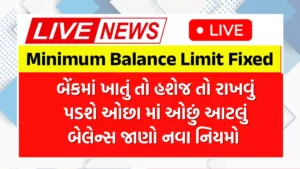 Minimum Balance Limit